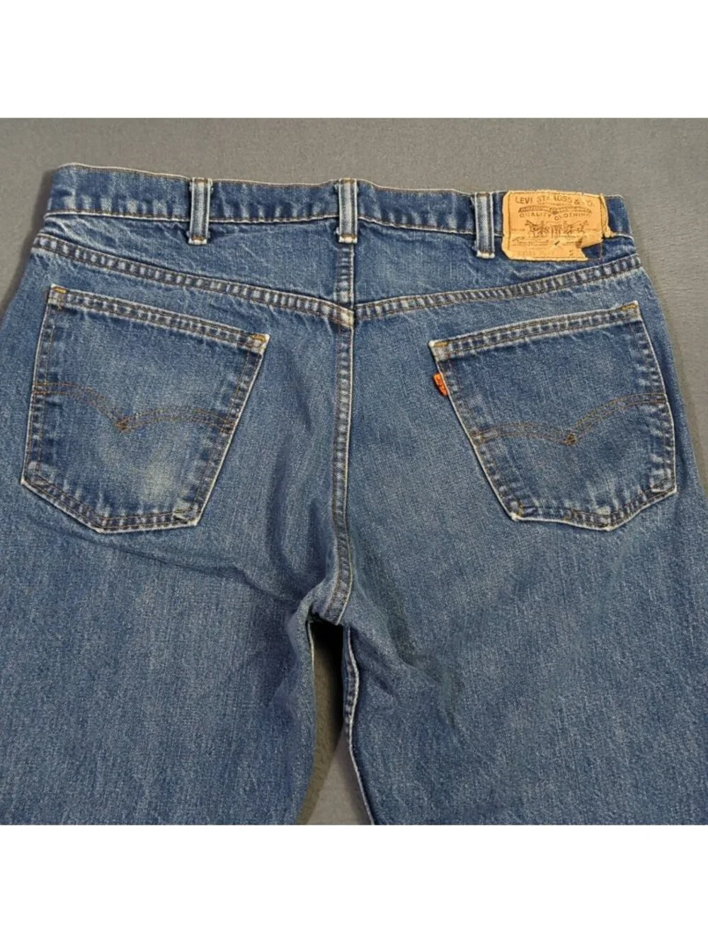 Levi's VTG Jean Mens 36x33 Fits 34x28 Blue 20505-0217 Straight Denim Made In USA